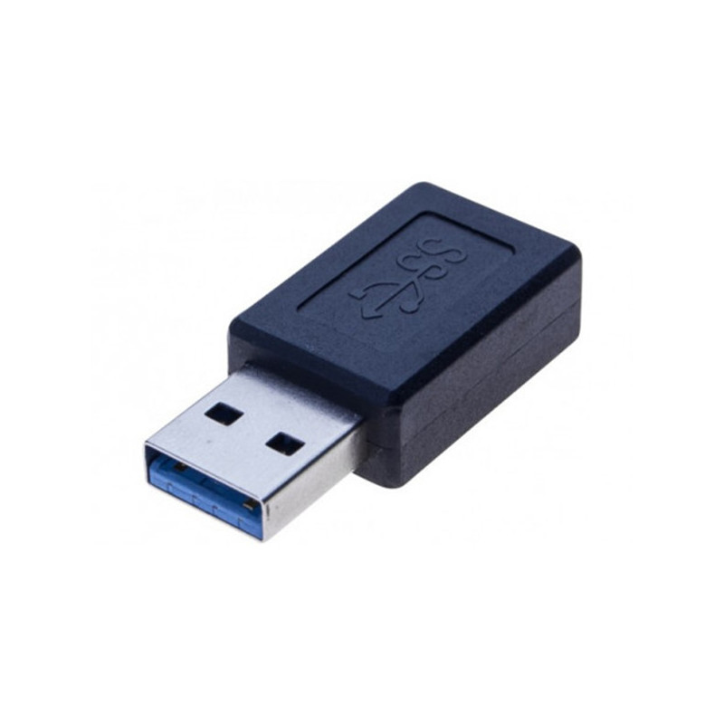 Adaptateur USB 3.0 Mâle vers USB 3.1 Type-C Femelle Noir - ADA_USB3.1_1