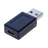 Adaptateur USB 3.0 Mâle vers USB 3.1 Type-C Femelle Noir - ADA_USB3.1_1