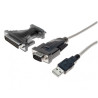 Adaptateur USB 2.0 vers Série DB9M-DB25 Noir - DACOMEX - ADA_USB2_DACOMEX