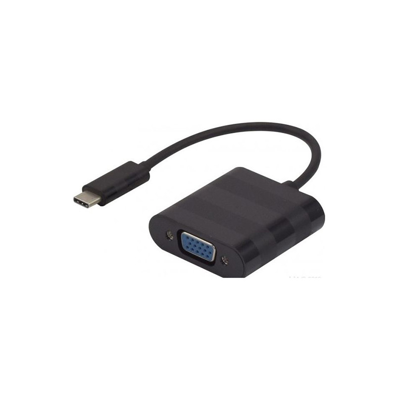 Convertisseur USB 3.1 Type-C vers VGA Noir - DACOMEX - CAB_DACOMEX_199014