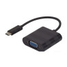 Convertisseur USB 3.1 Type-C vers VGA Noir - DACOMEX - CAB_DACOMEX_199014