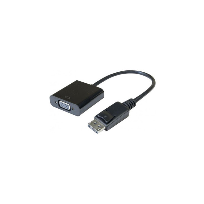 Convertisseur Actif DisplayPort 1.2 vers VGA Noir - DACOMEX - ADA_DP_VGA_CUC