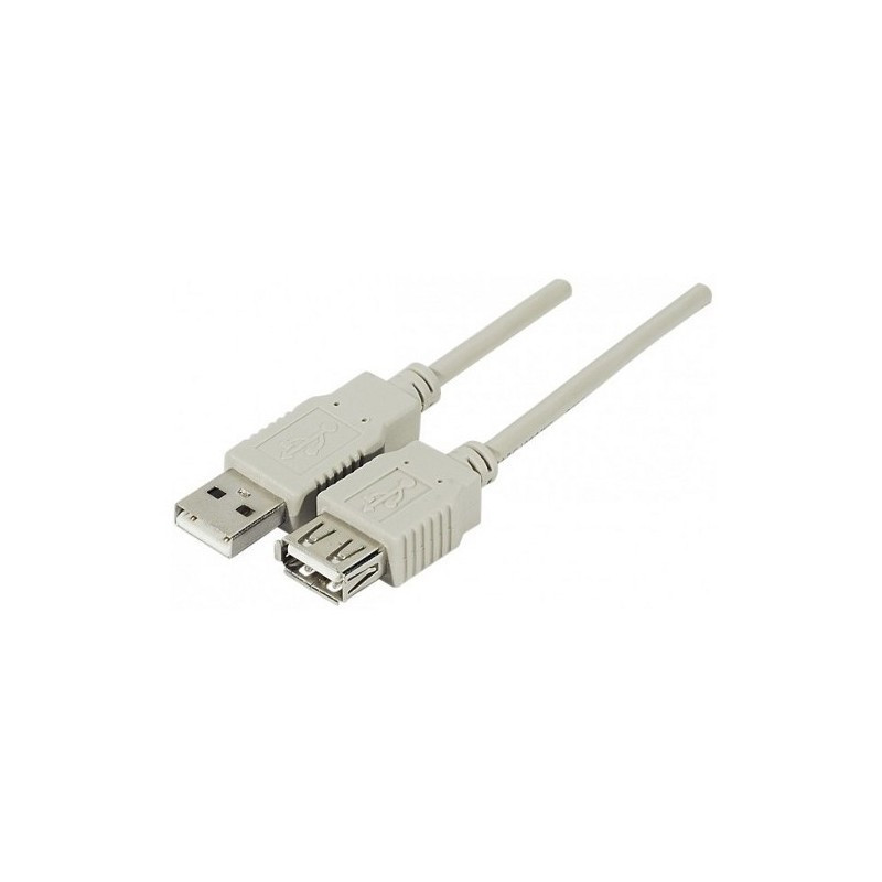 Rallonge USB 2.0 2m Blanc - CUC EXERTIS CONNECT - RAL_USB2_2M