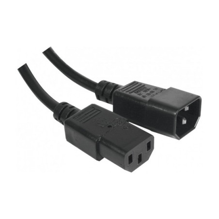 Câble électrique Coupleur C13 Coupleur C14 5m Noir - CUC EXERTIS CONNECT - CAB_IEC_MF_5M00