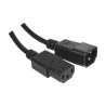 Câble électrique Coupleur C13 Coupleur C14 5m Noir - CUC EXERTIS CONNECT - CAB_IEC_MF_5M00