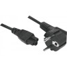 Câble D'alimentation Tripolaire Pour PC Portable 3m Noir - DEXLAN - CAB_ALIM_3P_3M
