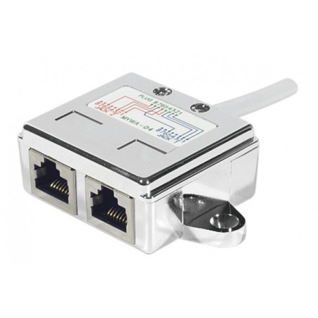 Doubleur de port RJ45 Blindé LAN+LAN - DEXLAN - CAB_DEXLAN_RH45_VI