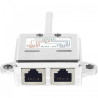 Doubleur de port RJ45 Blindé LAN+LAN - DEXLAN - CAB_DEXLAN_RH45_VI
