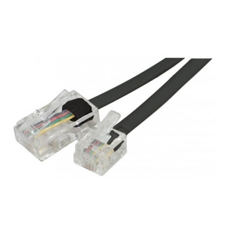 Câble Tél RJ11 vers RJ45 3M Noir - CAB_RJ11_RJ45_3M