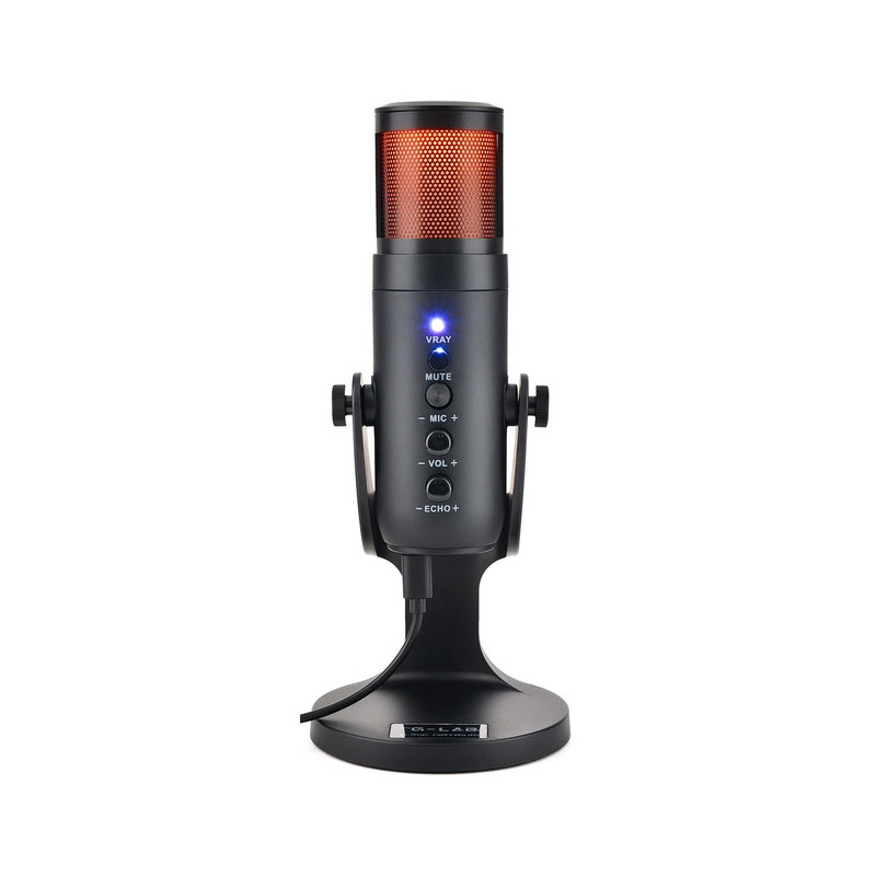 Microphone Natrium RGB pour Streaming/Vlogging Noir - THE G-LAB - BS_K_MIC_NATRIUM