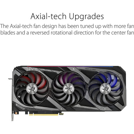 Carte Graphique Nvidia GeForce Rog Strix RTX 3060Ti 8Go Noir - ASUS - CV_ASUS_RTX3060TI