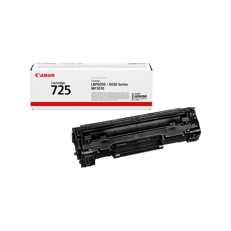 Cartouche Toner Laser CRG-725 1600 Pages Noir - CANON - TON_CAN_725