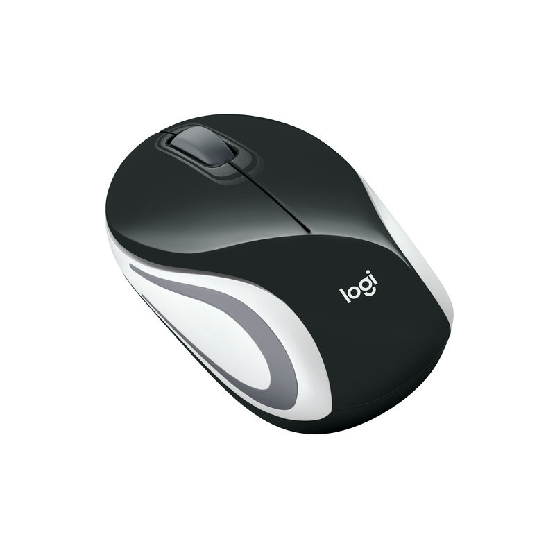 Souris Ambidextre RF sans fil Optique 1000 DPI Noir - LOGITECH - SOU_LOG_M187_NOIRE