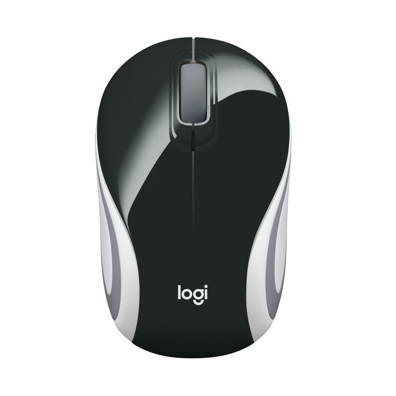 Souris Ambidextre RF sans fil Optique 1000 DPI Noir - LOGITECH - SOU_LOG_M187_NOIRE