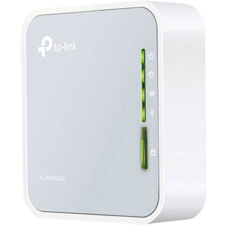Routeur sans fil Fast Ethernet Bi-bande (2,4/5 GHz) 4G Blanc - TP-LINK - TPLINK_WR902AC