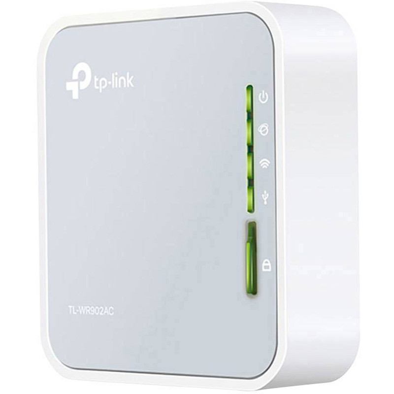 Routeur sans fil Fast Ethernet Bi-bande (2,4/5 GHz) 4G Blanc - TP-LINK -  TPLINK_WR902AC 