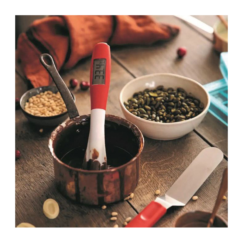 Spatule thermomètre silicone 25 cm - ZODIO - 10175793