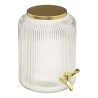 Distributeur de boisson Petit Salon 5L Doré/Transparent - SECRET DE GOURMET - 154885
