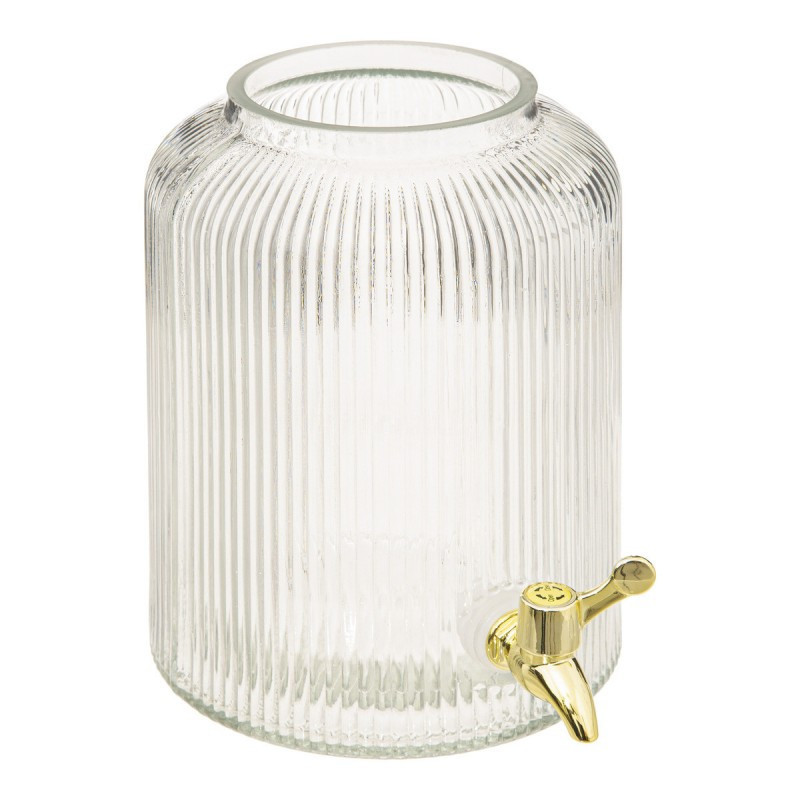 Distributeur de boisson Petit Salon 5L Doré/Transparent - SECRET DE GOURMET - 154885