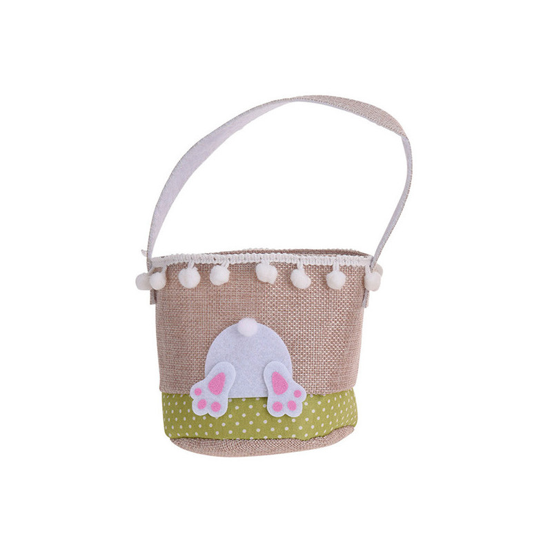 Panier de Pâques + Anse 13cm - H&S DECORATION - DH9210810