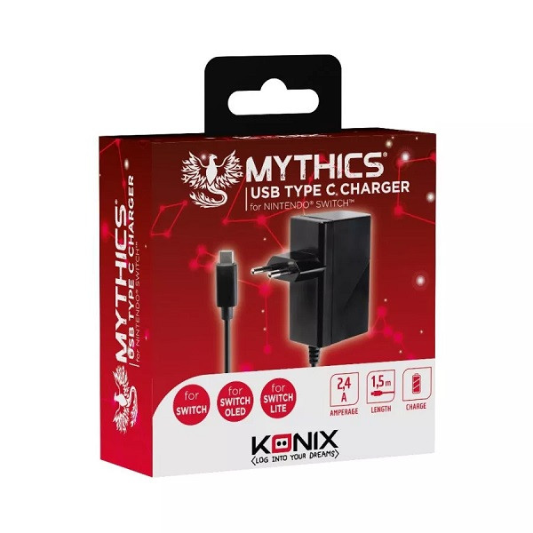 Chargeur secteur 5V Switch Mythics - KONIX - 61881120533 