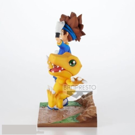 Figurine DXF Adventure Archives Digimon Taichi & Agumon 15cm - BANPRESTO - 75530019641