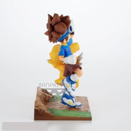 Figurine DXF Adventure Archives Digimon Taichi & Agumon 15cm - BANPRESTO - 75530019641