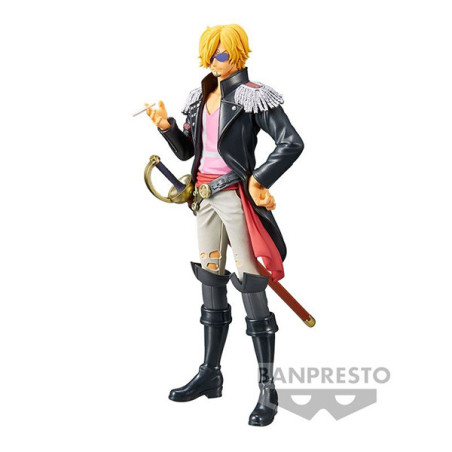 Figurine One Piece Red Dxf Grandline Men Vol,4 Sanji 17cm - BANPRESTO - 75530019639