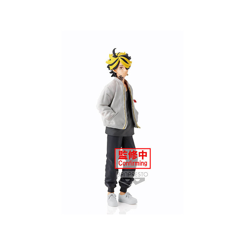 Figurine Tokyo Revengers Kazutora Hanemiya 17cm - BANPRESTO - 75530019612