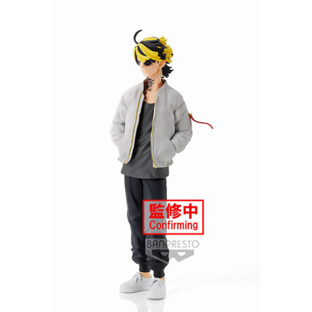 Figurine Tokyo Revengers Kazutora Hanemiya 17cm - BANPRESTO - 75530019612