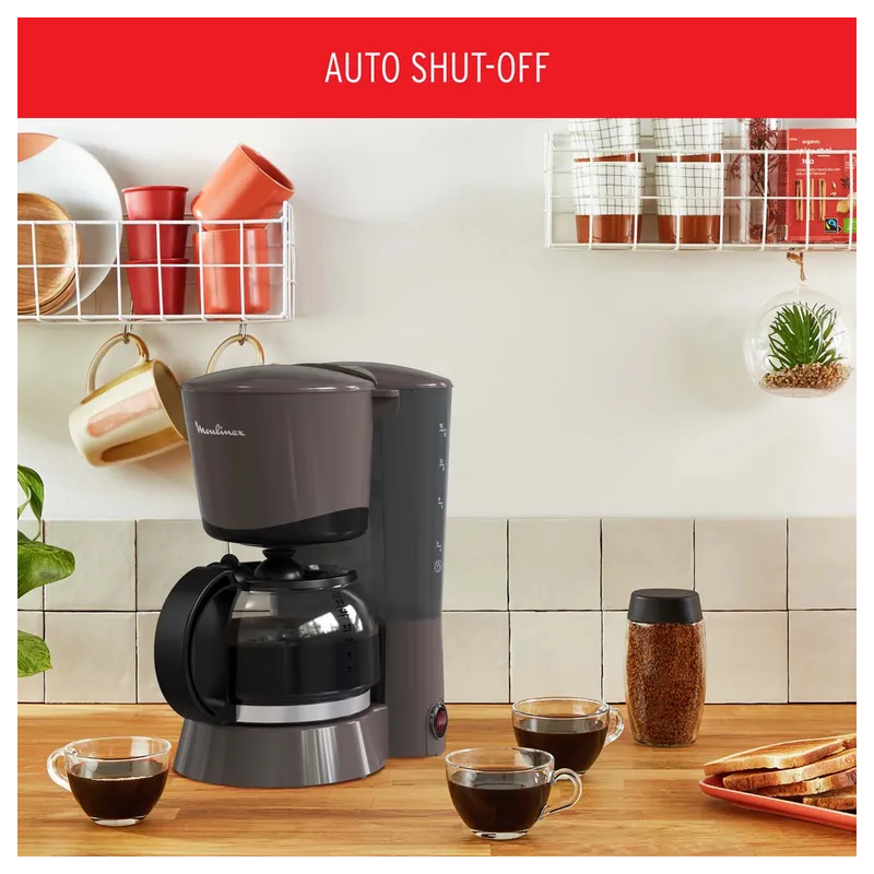 Cafetière filtre électrique Percolateur 870W 1,25L Anthracite - MOULINEX - FG1709