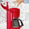 Cafetière filtre 1000W 1,25L Rouge - MOULINEX - FG3815