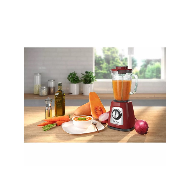 Blender BlendForce 800W Rouge - MOULINEX - LM4305