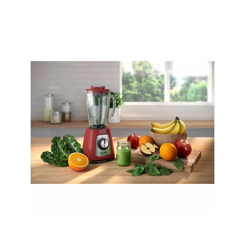 Blender BlendForce 800W Rouge - MOULINEX - LM4305
