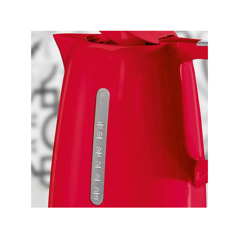 Bouilloire sans fil  2400W 1,7L Rouge - MOULINEX - BY3205
