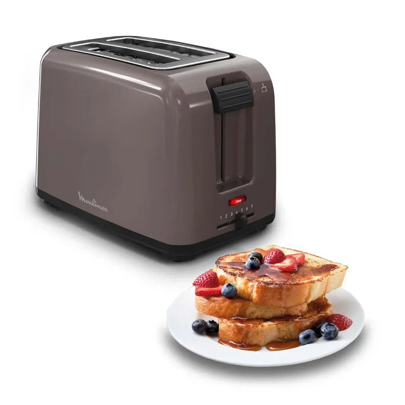 Grille-pain Toaster électrique 2 fentes 800W Noir - MOULINEX - LT1A19