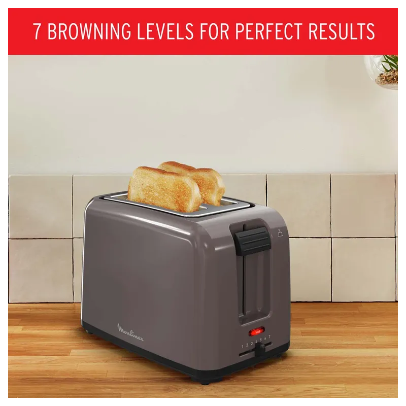 Grille-pain Toaster électrique 2 fentes 800W Noir - MOULINEX - LT1A19