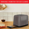 Grille-pain Toaster électrique 2 fentes 800W Noir - MOULINEX - LT1A19