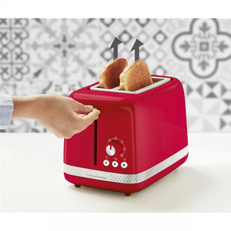 Grilles pain/toasters Soleil 2 fentes Rouge - MOULINEX - LT3005