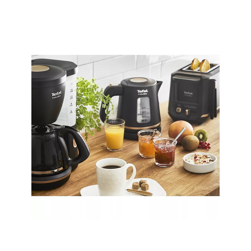 Grille-pain Includeo 2 Fentes 850W Noir - TEFAL - KI5338