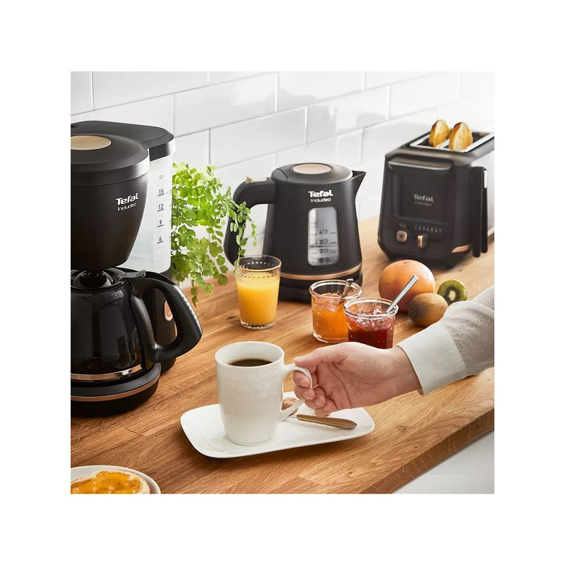 Grille-pain Includeo 2 Fentes 850W Noir - TEFAL - KI5338