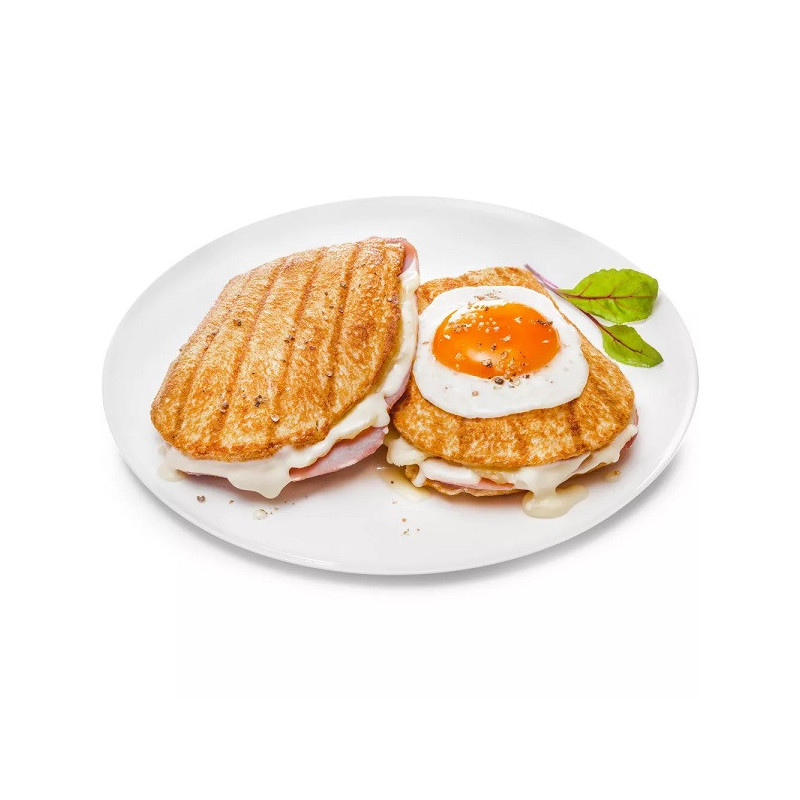 Gaufrier/Croque Monsieur Snack Time Colormania 700W Rouge/Noir - TEFAL - SW3415