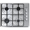 Plaque de cuisson à gaz encastrable 4 Feux Inox - KRYSTER - KINO4K2X