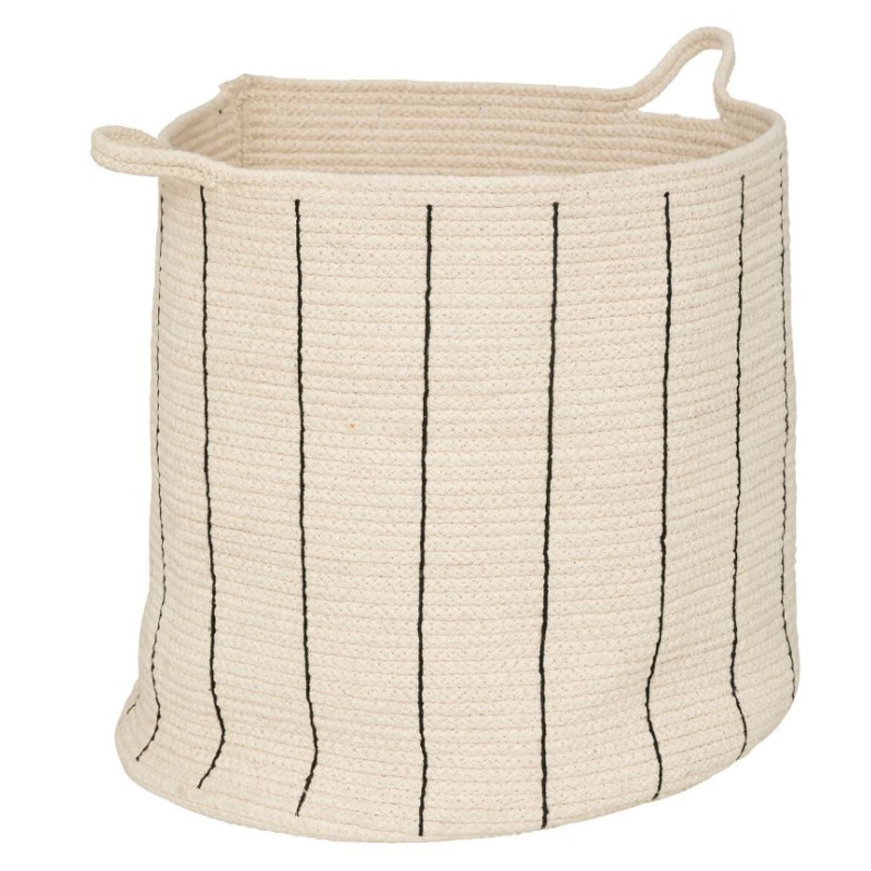 Panier Cosy ivoire - 38x38x38 cm