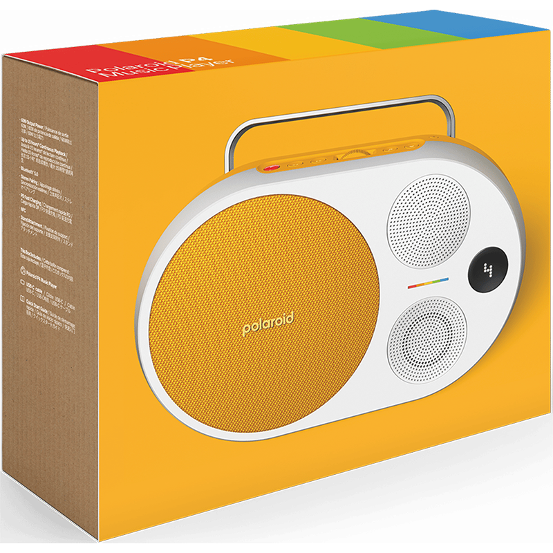 Enceinte sans fil Bluetooth Music Player 4 5OW Blanc/Jaune - POLAROID - POLAPLAYERP4JAUNE