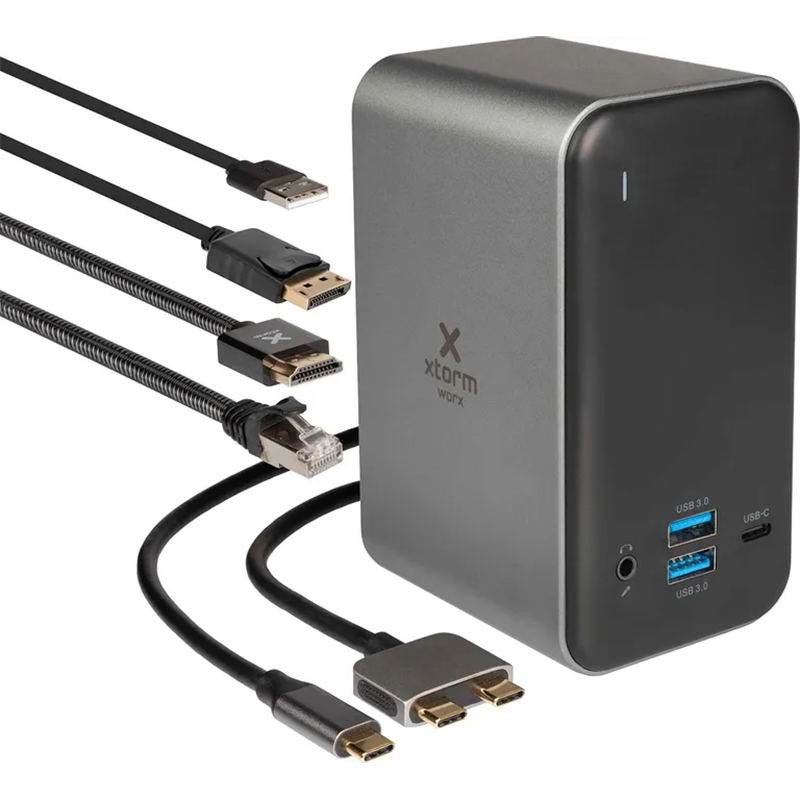 Worx station d'accueil USB-C 13 ports Noir - XTORM - XTOXWD001