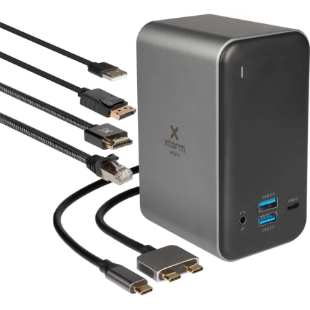 Worx station d'accueil USB-C 13 ports Noir - XTORM - XTOXWD001