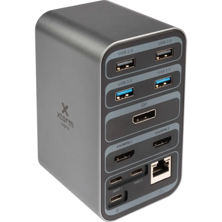 Worx station d'accueil USB-C 13 ports Noir - XTORM - XTOXWD001