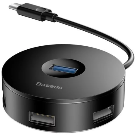 Multi USB Type C vers USB3.0 + 3 USB2.0 pour adaptateur Noir - BASEUS - BAS284258