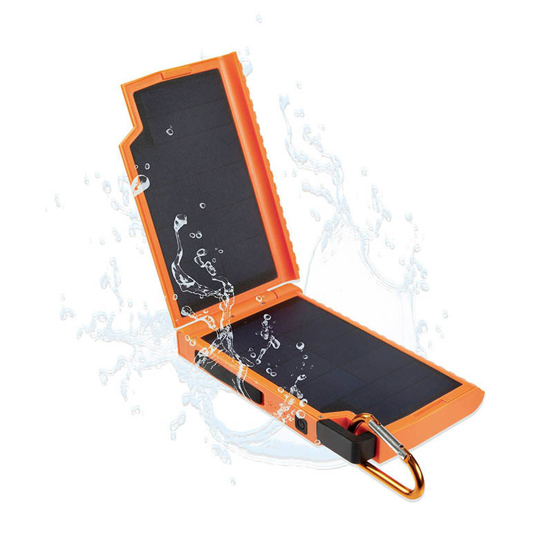 Batterie Externe Solaire 10000 mAh Noir/Orange - XTORM - XTOXR105